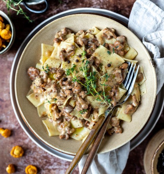 Eierschwammerl-Pasta