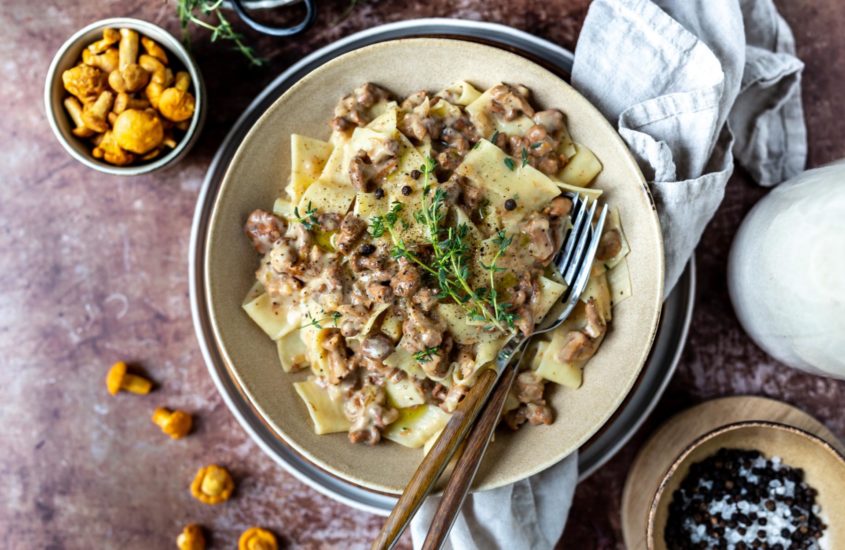 Eierschwammerl-Pasta