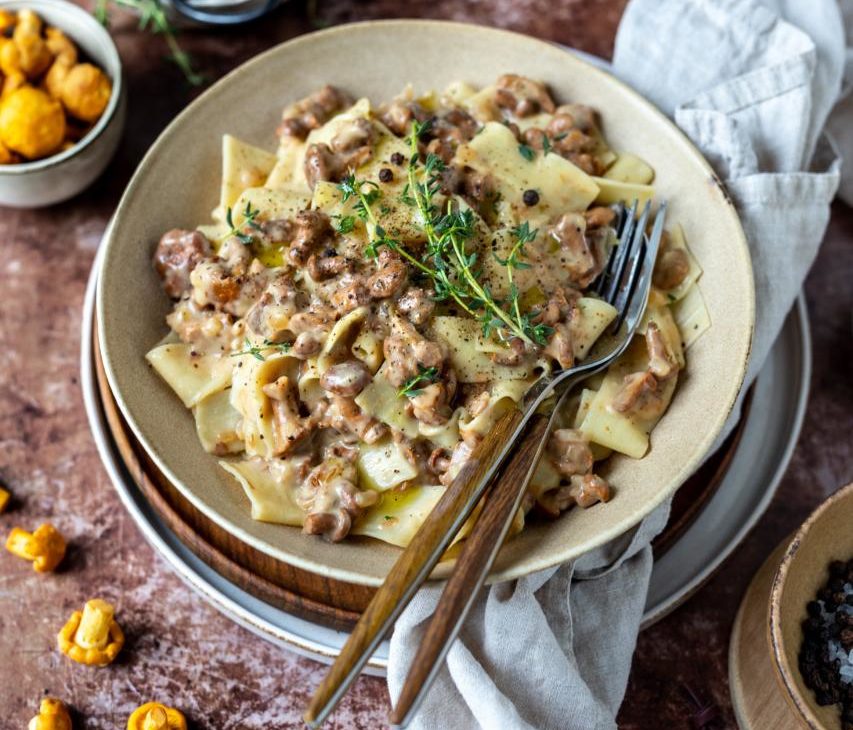 Eierschwammerl-Pasta
