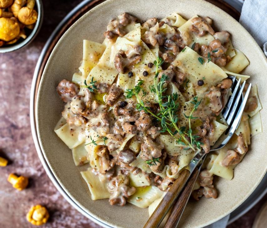 Eierschwammerl-Pasta