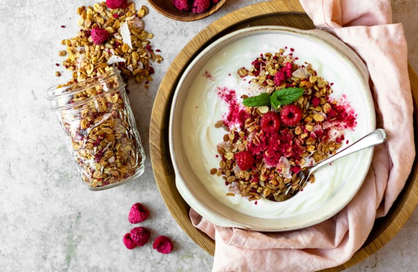 Himbeer Granola