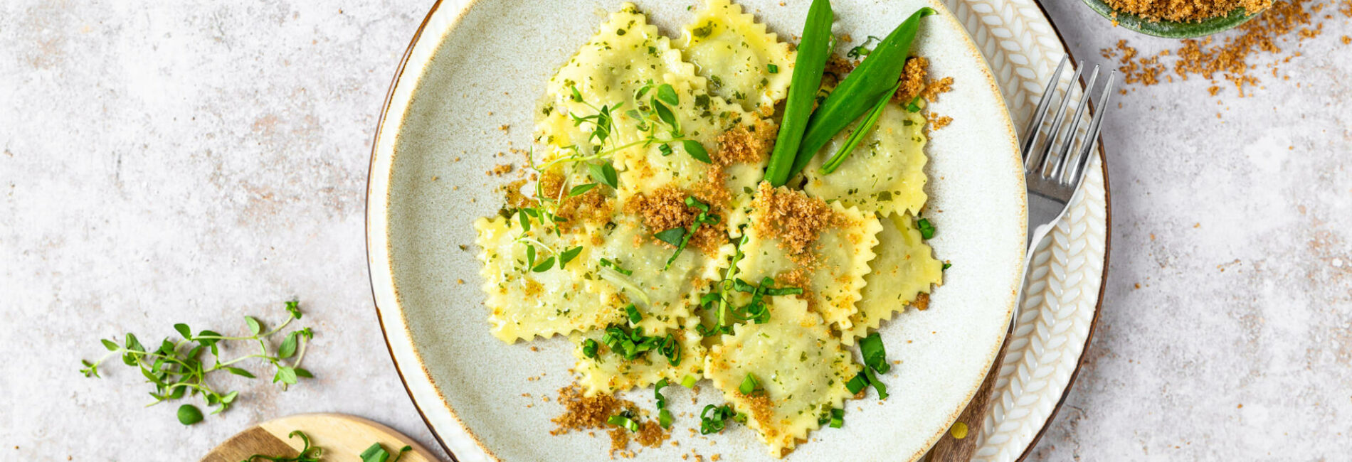 Bärlauch-Ravioli