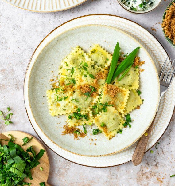 Bärlauch-Ravioli