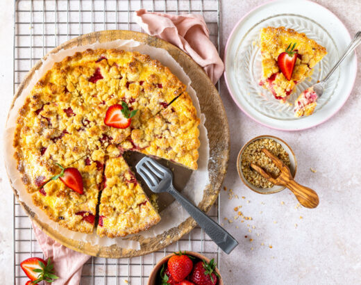 Erdbeer-Streusel-Cheesecake