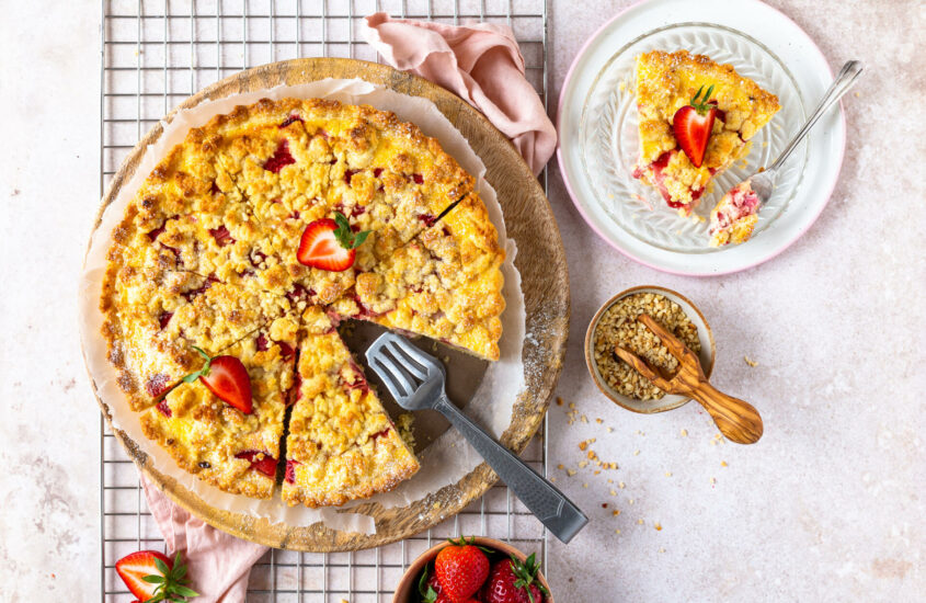 Erdbeer-Streusel-Cheesecake