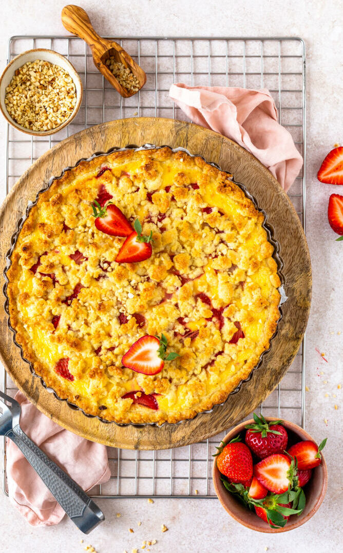 Erdbeer-Streusel-Cheesecake