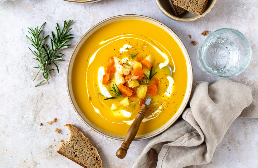 Kartoffel Karotten Suppe