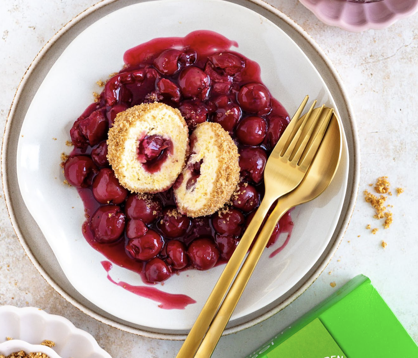 Kirsch Topfenknödel