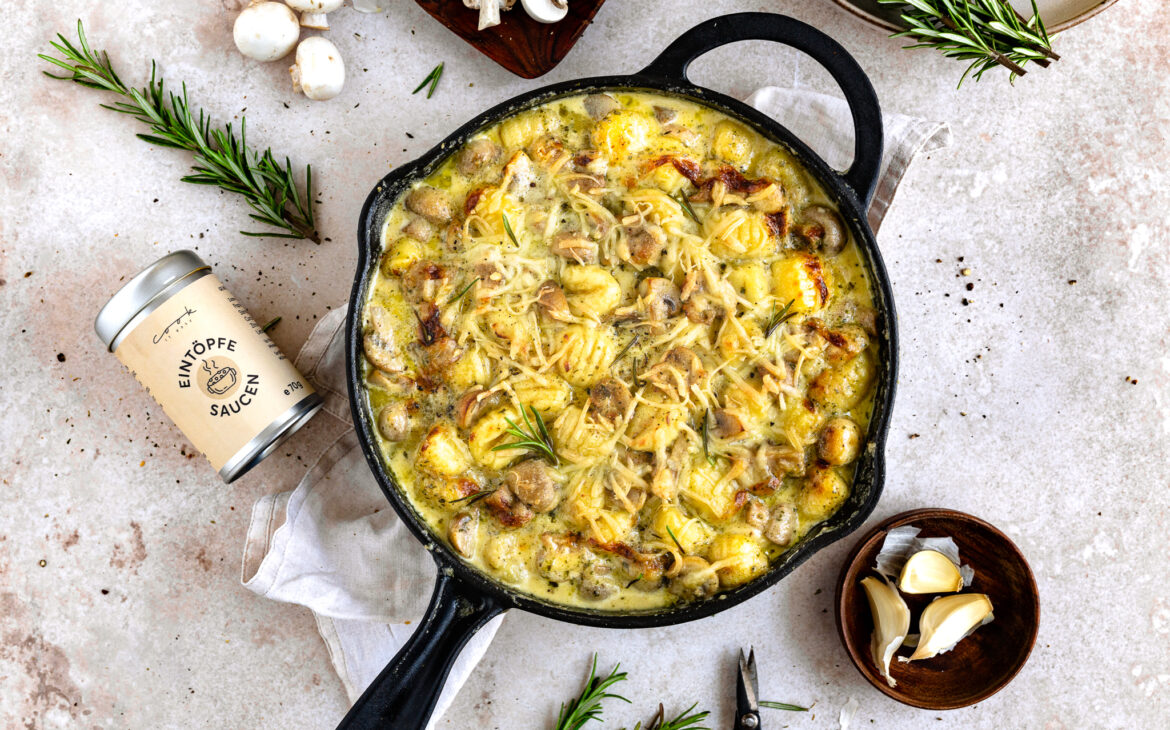 Gnocchipfanne mit Champignons - cookiteasy by Simone Kemptner