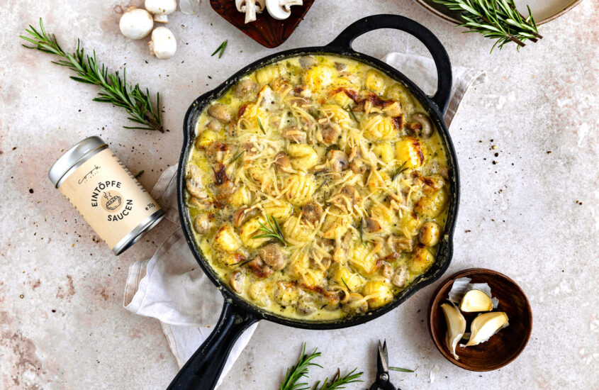 Gnocchipfanne mit Champignons