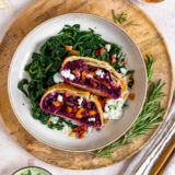 Kürbis Blaukraut Strudel