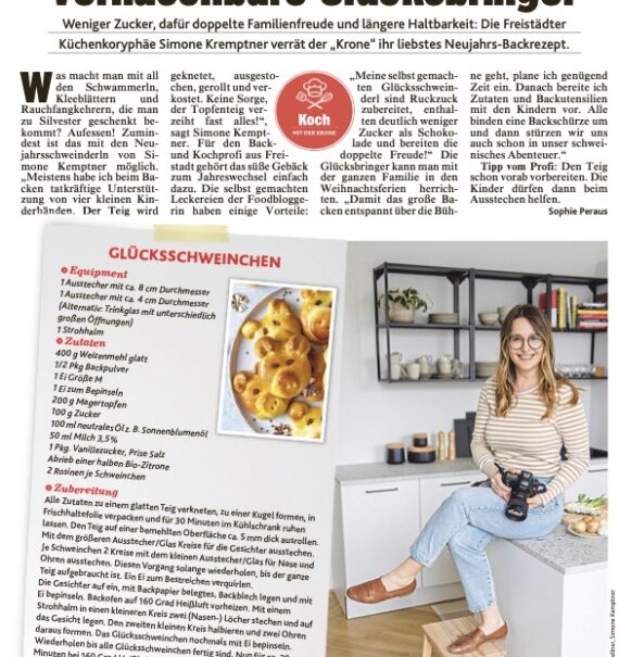 KRONE OÖ Glücksschweinchen