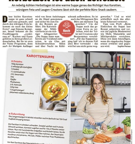 Karottensuppe KRONE OÖ