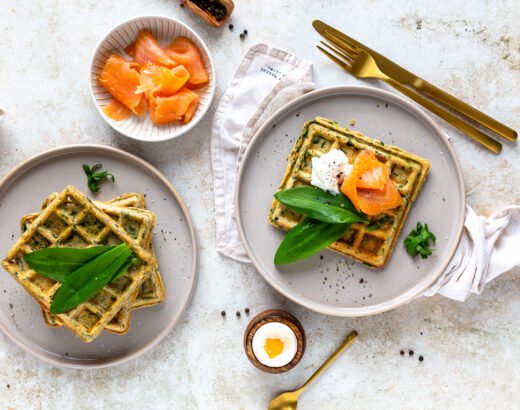 Bärlauch Waffeln