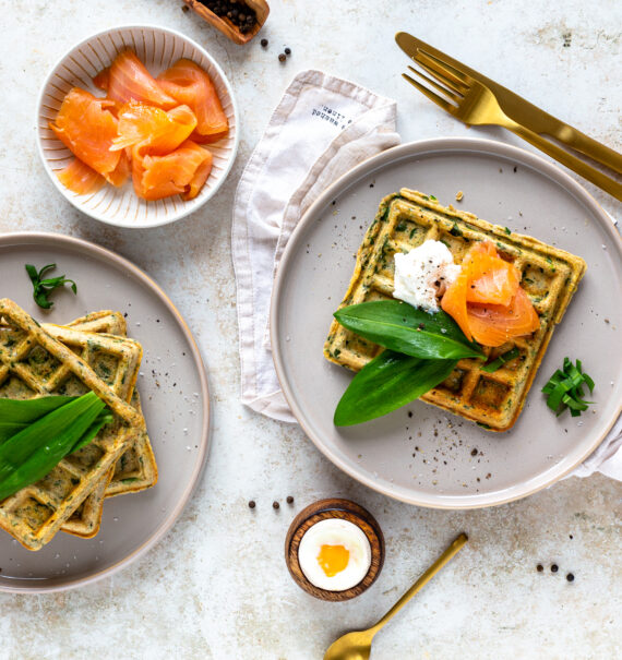 Bärlauch Waffeln