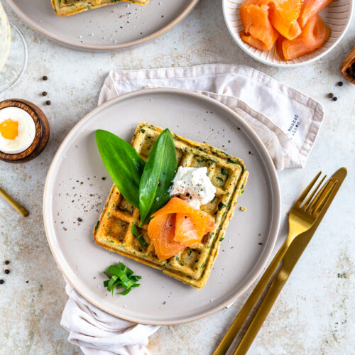 Bärlauch Waffeln