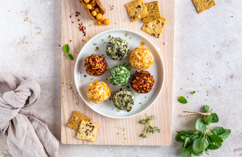 Frischkäse-Pralinen