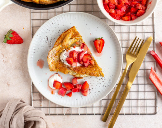 Rhabarber Dutch-Baby