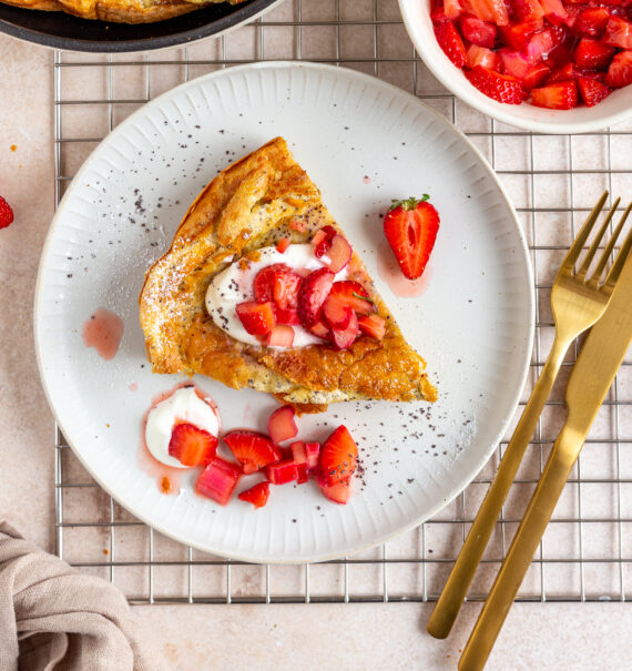 Rhabarber Dutch-Baby