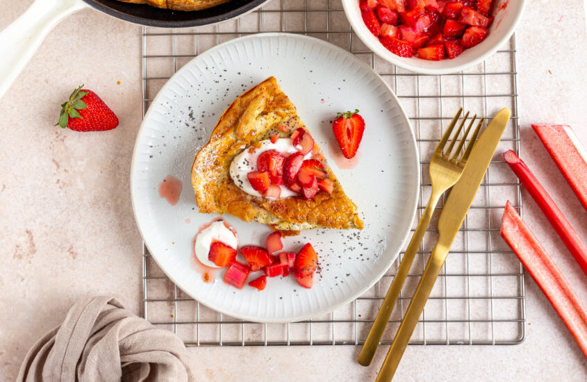 Rhabarber Dutch-Baby