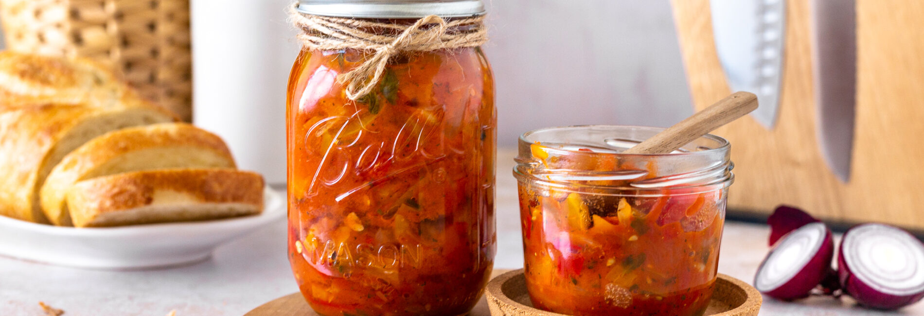 Paprika-Pfefferoni-Chutney