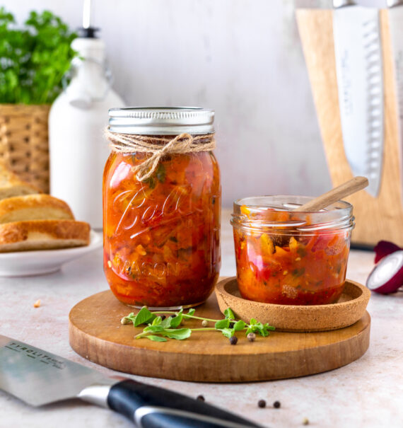 Paprika-Pfefferoni-Chutney