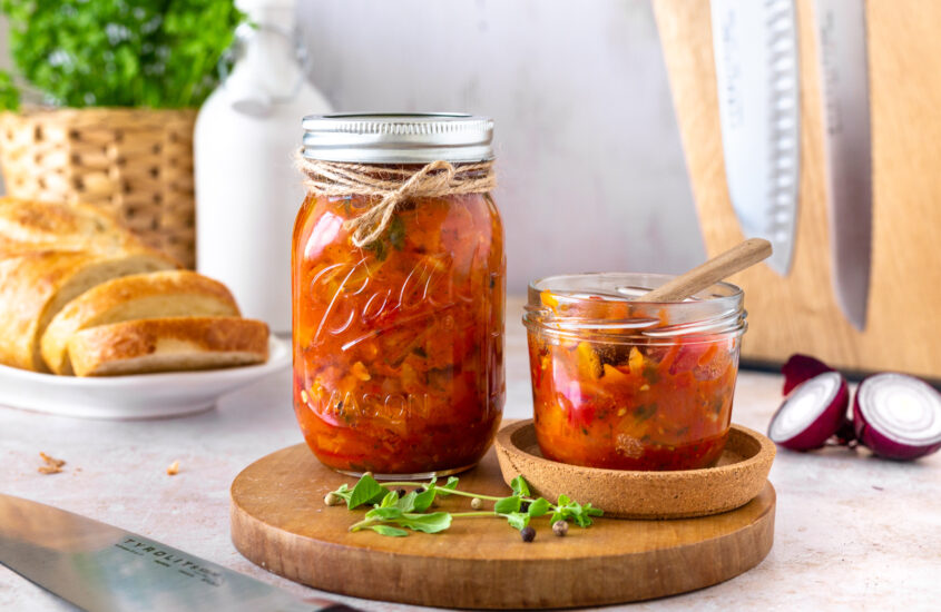 Paprika-Pfefferoni-Chutney