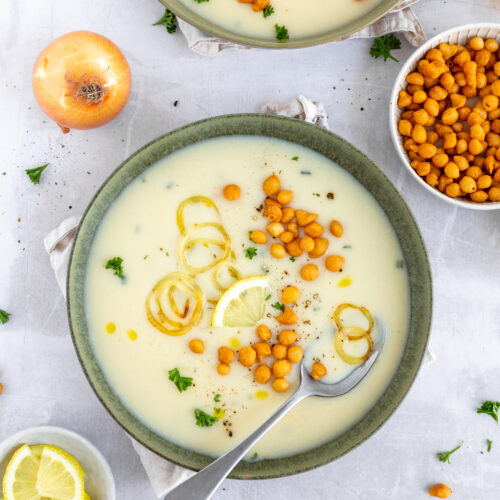 Zwiebelcremesuppe