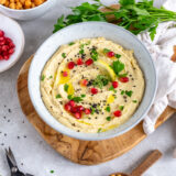 Cremiges Hummus mit Backerbsen