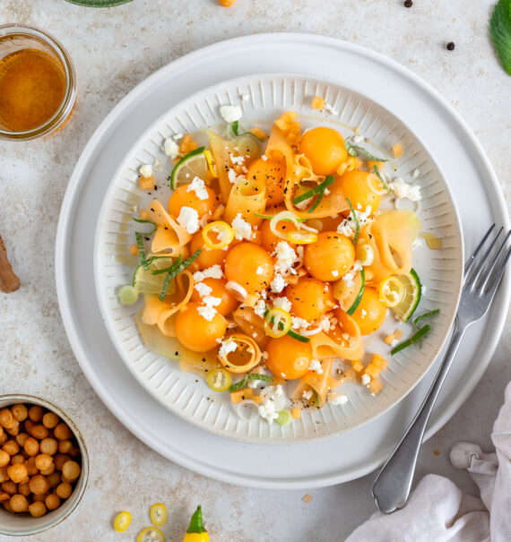 Scharfer Zuckermelonensalat