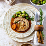 Winterlicher Rinderrollbraten