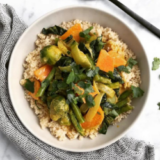 Süßkartoffel Kohlsprossen Curry