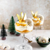 Vanillekipferl Cheesecake im Glas