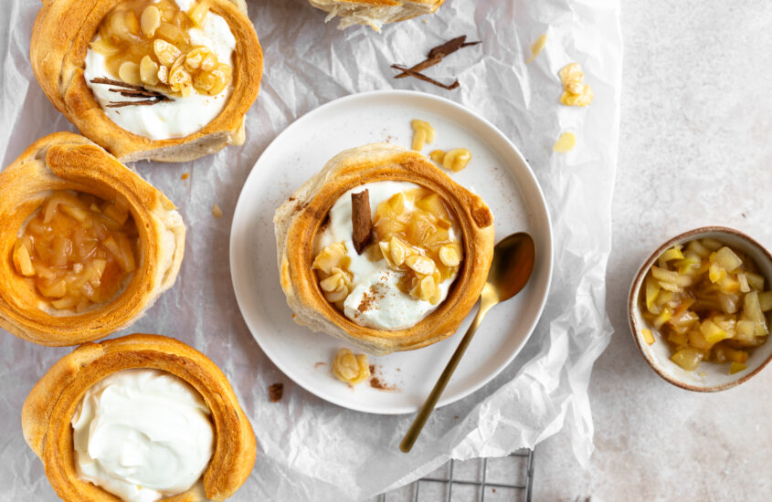 Bratapfel Croissant Buns