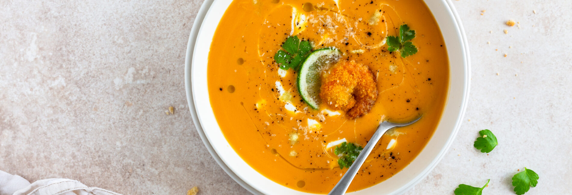 Süßkartoffel Kokos Suppe