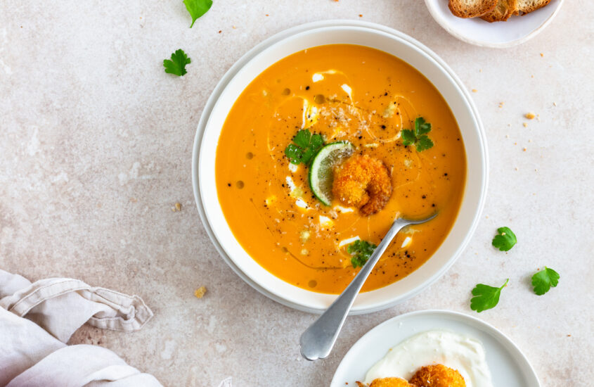 Süßkartoffel Kokos Suppe