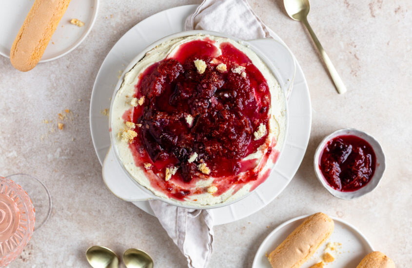 Vanillekipferl Zwetschken Tiramisu