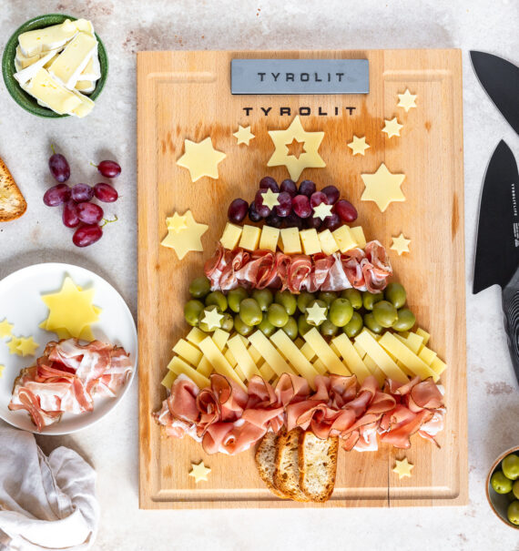 Weihnachtsbaum Jausenplatte