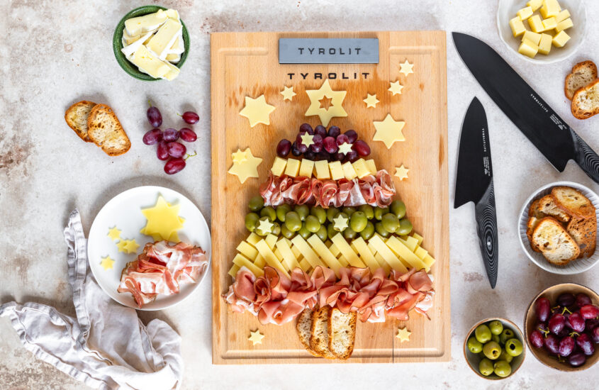 Weihnachtsbaum Jausenplatte