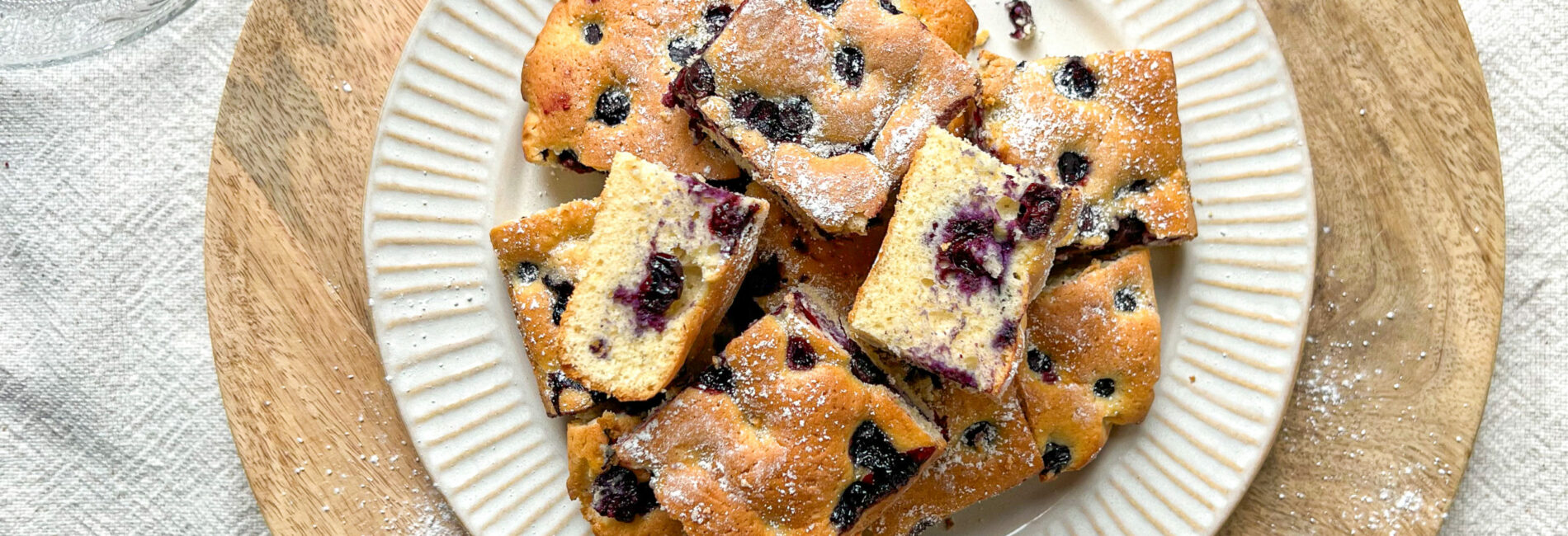 Heidelbeer Blechkuchen
