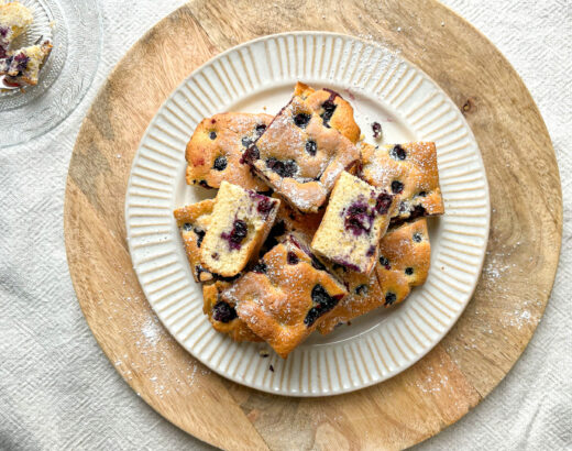 Heidelbeer Blechkuchen