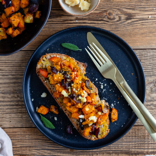 Ofengemüse Bruschetta