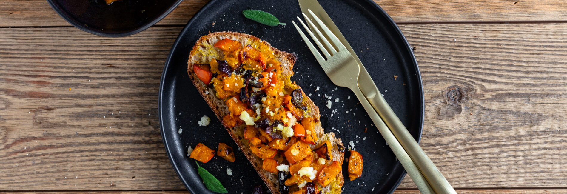 Ofengemüse Bruschetta