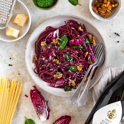 Rotwein Spaghetti