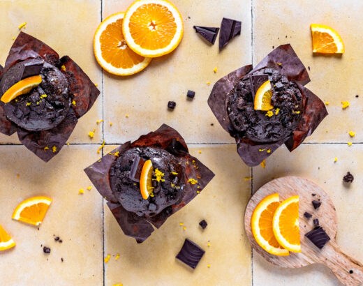 Schoko Orangen Muffins