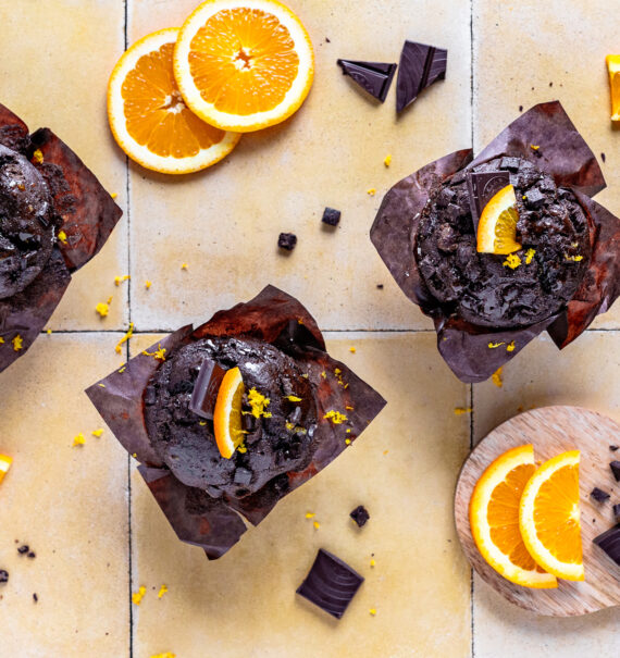 Schoko Orangen Muffins