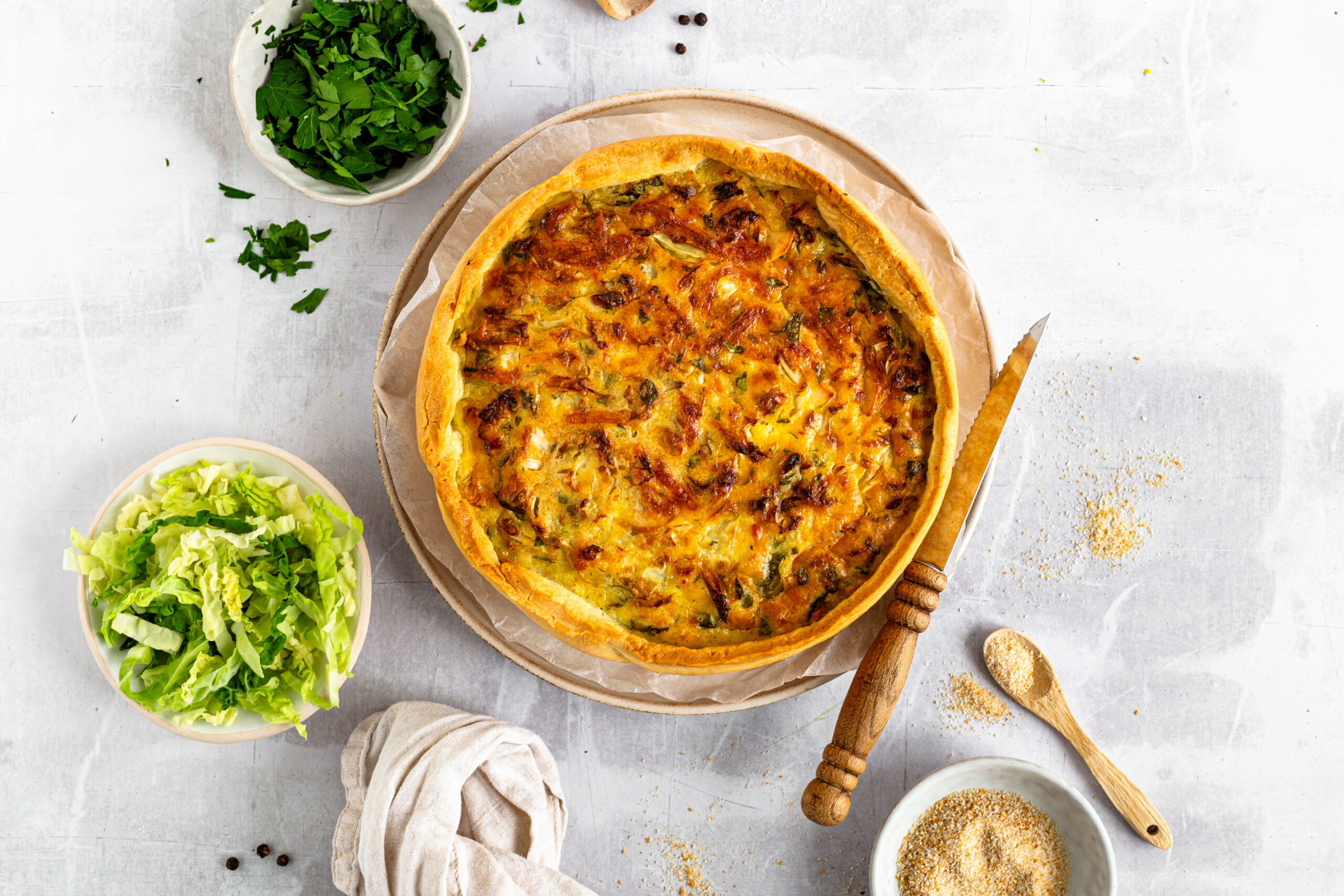Wirsing Quiche - cookiteasy by Simone Kemptner