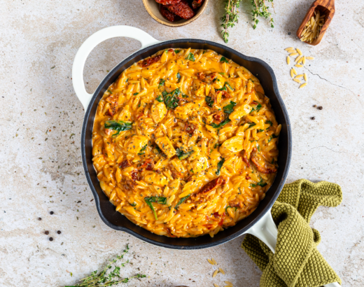 One Pot Orzo mit Hühnerfleisch