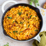 One Pot Orzo mit Hühnerfleisch