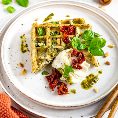 Caprese Waffeln